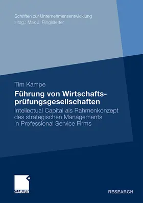 Kampe |  Kampe, T: Führung von Wirtschaftsprüfungsgesellschaften | Buch |  Sack Fachmedien