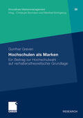 Greven |  Greven, G: Hochschulen als Marken | Buch |  Sack Fachmedien