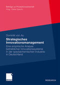 Au |  Au, D: Strategisches Innovationsmanagement | Buch |  Sack Fachmedien