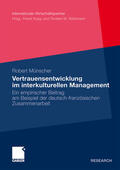 Münscher |  Münscher, R: Vertrauensentwicklung im interkulturellen Manag | Buch |  Sack Fachmedien