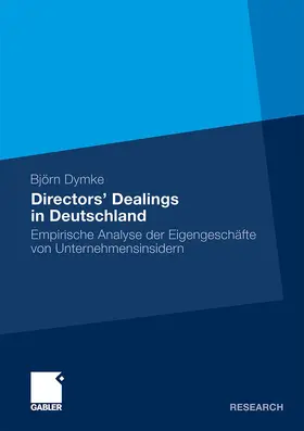 Dymke | Directors’ Dealings in Deutschland | Buch | 978-3-8349-2757-6 | www.sack.de