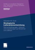 Durst |  Durst, S: Strategische Lieferantenentwicklung | Buch |  Sack Fachmedien