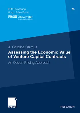Onimus |  Assessing the Economic Value of Venture Capital Contracts | Buch |  Sack Fachmedien
