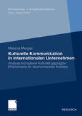 Mergler |  Mergler, M: Kulturelle Kommunikation in internationalen Unte | Buch |  Sack Fachmedien