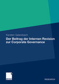 Geiersbach |  Der Beitrag der Internen Revision zur Corporate Governance | Buch |  Sack Fachmedien
