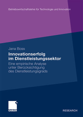 Boss | Boss, J: Innovationserfolg im Dienstleistungssektor | Buch | 978-3-8349-2934-1 | sack.de