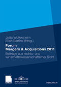 Barthel / Wollersheim |  Forum Mergers & Acquisitions 2011 | Buch |  Sack Fachmedien