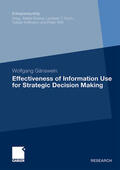 Gänswein |  Gänswein, W: Effectiveness of Information Use for Strategic | Buch |  Sack Fachmedien