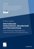 Seidel |  Seidel, P: Internationale Unternehmen, Gesellschaft und Vera | Buch |  Sack Fachmedien