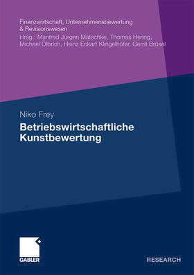 Frey |  Frey, N: Betriebswirtschaftliche Kunstbewertung | Buch |  Sack Fachmedien