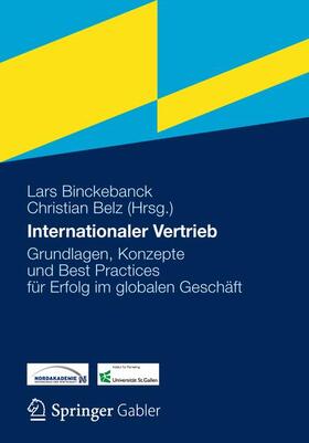 Belz / Binckebanck | Internationaler Vertrieb | Buch | 978-3-8349-3161-0 | sack.de