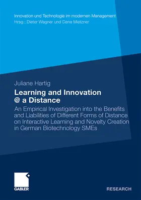 Hartig |  Learning and Innovation @ a Distance | Buch |  Sack Fachmedien