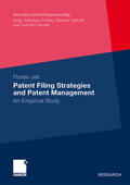 Jell |  Patent Filing Strategies and Patent Management | Buch |  Sack Fachmedien