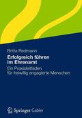 Redmann |  Erfolgreich führen im Ehrenamt | Buch |  Sack Fachmedien