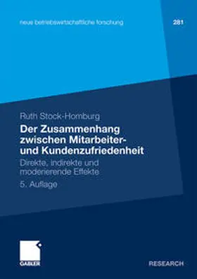 Stock-Homburg |  Der Zusammenhang zwischen Mitarbeiter- und Kundenzufriedenheit | Buch |  Sack Fachmedien