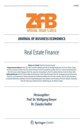 Breuer / Nadler | Real Estate Finance | Buch | 978-3-8349-3449-9 | sack.de