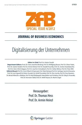Heinzl / Hess |  Digitalisierung der Unternehmen | Buch |  Sack Fachmedien
