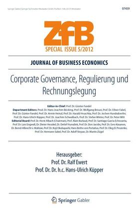 Küpper / Ewert |  Corporate Governance, Regulierung und Rechnungslegung | Buch |  Sack Fachmedien