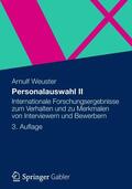 Weuster |  Weuster, A: Personalauswahl II | Buch |  Sack Fachmedien