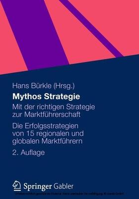 Bürkle | Mythos Strategie | E-Book | sack.de