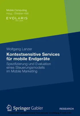 Lanzer |  Kontextsensitive Services für mobile Endgeräte | eBook | Sack Fachmedien