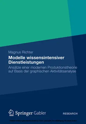 Richter |  Modelle wissensintensiver Dienstleistungen | eBook | Sack Fachmedien