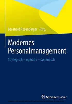 Rosenberger |  Modernes Personalmanagement | eBook | Sack Fachmedien