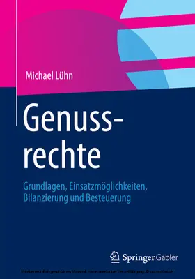 Lühn | Genussrechte | E-Book | www.sack.de