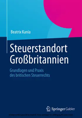 Kania / Tröger / Raible | Steuerstandort Großbritannien | E-Book | www.sack.de