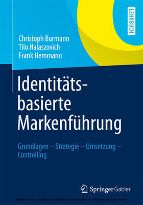 Burmann / Halaszovich / Hemmann | Identitätsbasierte Markenführung | E-Book | sack.de