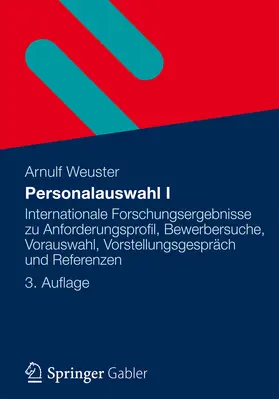 Weuster |  Personalauswahl I | eBook | Sack Fachmedien