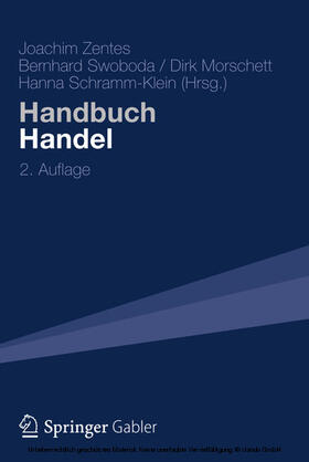 Zentes / Swoboda / Morschett | Handbuch Handel | E-Book | sack.de