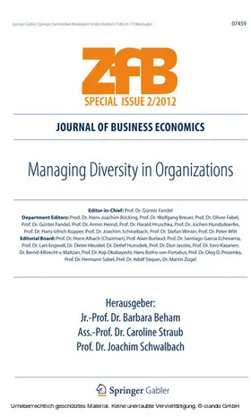 Beham / Straub / Schwalbach |  Managing Diversity in Organizations | eBook | Sack Fachmedien