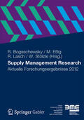 Bogaschewsky / Eßig / Lasch |  Supply Management Research | eBook | Sack Fachmedien