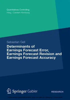 Gell |  Determinants of Earnings Forecast Error, Earnings Forecast Revision and Earnings Forecast Accuracy | eBook | Sack Fachmedien