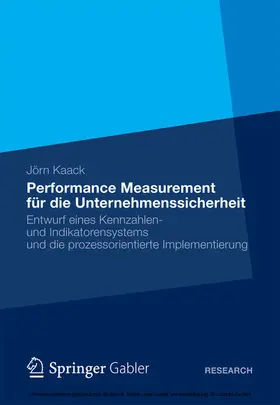 Kaack | Performance-Measurement für die Unternehmenssicherheit | E-Book | sack.de