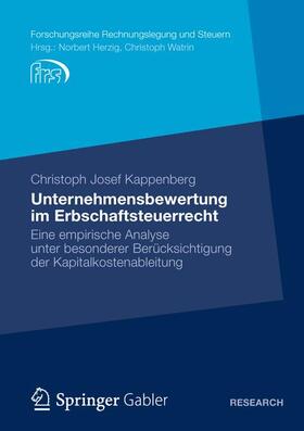Kappenberg |  Unternehmensbewertung im Erbschaftsteuerrecht | Buch |  Sack Fachmedien