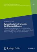 Müller |  Müller, A: Symbole als Instrumente der Markenführung | Buch |  Sack Fachmedien