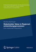 Bachinger |  Stakeholder Value in Regionalentwicklungsprozessen | eBook | Sack Fachmedien