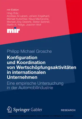 Grosche | Konfiguration und Koordination von Wertschöpfungsaktivitäten in internationalen Unternehmen | E-Book | sack.de