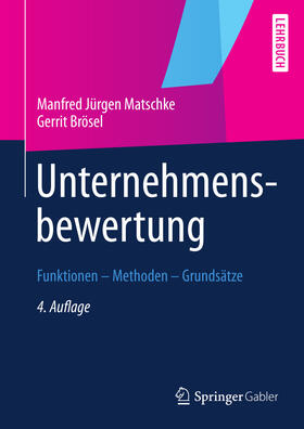 Matschke / Brösel | Unternehmensbewertung | E-Book | sack.de