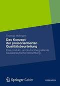 Hofmann |  Das Konzept der preisorientierten Qualitätsbeurteilung | Buch |  Sack Fachmedien