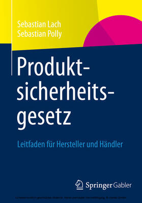 Lach / Polly | Produktsicherheitsgesetz | E-Book | sack.de