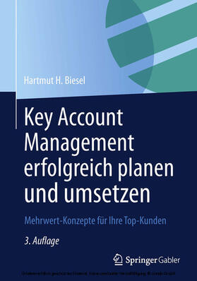 Biesel | Key Account Management erfolgreich planen und umsetzen | E-Book | sack.de