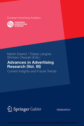 Langner / Okazaki / Eisend |  Advances in Advertising Research (Vol. III) | eBook | Sack Fachmedien