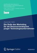 Hahn |  Hahn, A: Rolle des Marketing für die Ressourcenakquise junge | Buch |  Sack Fachmedien