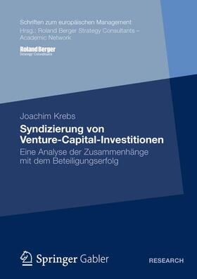 Krebs |  Syndizierung von Venture-Capital-Investitionen | Buch |  Sack Fachmedien