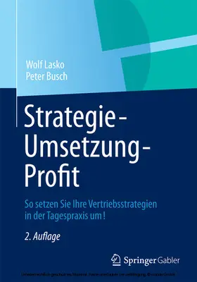 Lasko / Busch |  Strategie - Umsetzung - Profit | eBook | Sack Fachmedien