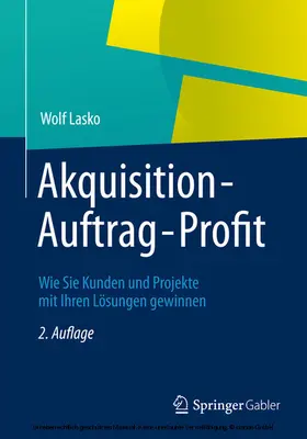 Lasko | Akquisition - Auftrag - Profit | E-Book | sack.de