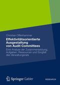 Offenhammer |  Effektivitätsorientierte Ausgestaltung von Audit Committees | Buch |  Sack Fachmedien